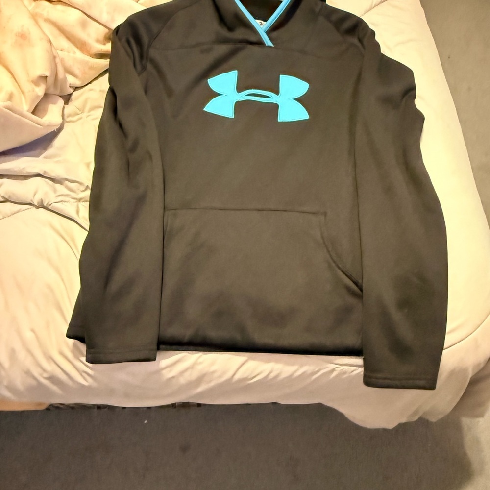 Under Armour Black and Blue Hoodie